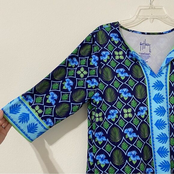 Guy Harvey Tunic Pullover Stretch Beach Boating Fishing Size M - Picture 6 of 11